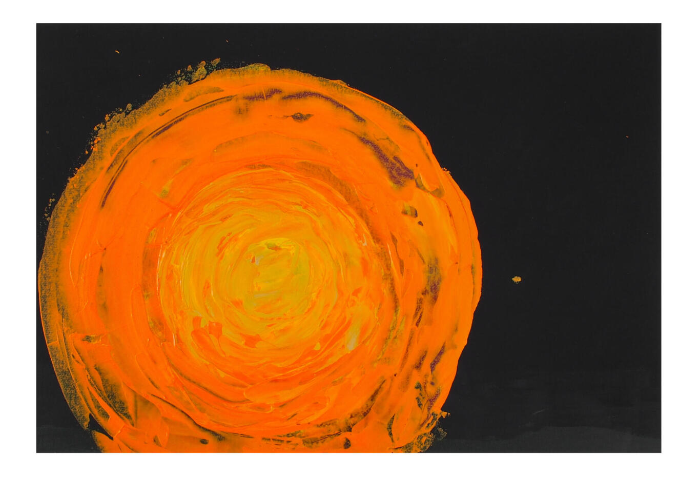 Marc Brickman Sun Digital Art Print – David Gilmour Inspired Music Wall Art