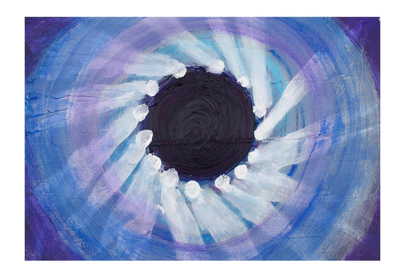 Marc Brickman Us & Them Canvas Art Print – David Gilmour Inspired Music Wall Art